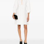 Abito con maniche balloon in bianco Toteme - donna 