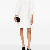 Abito con maniche balloon in bianco Toteme - donna 