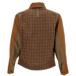 Giacca a quadri in marrone Junya watanabe - uomo 