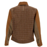Giacca a quadri in marrone Junya watanabe - uomo 