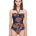 Costume Aster con stampa floreale multicolore 