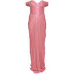 Abito susie con scollo a cuore in rosa Maria lucia hohan - donna 