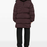 Cappotto parka con chiusura a zip in bordeaux Bacon - donna 