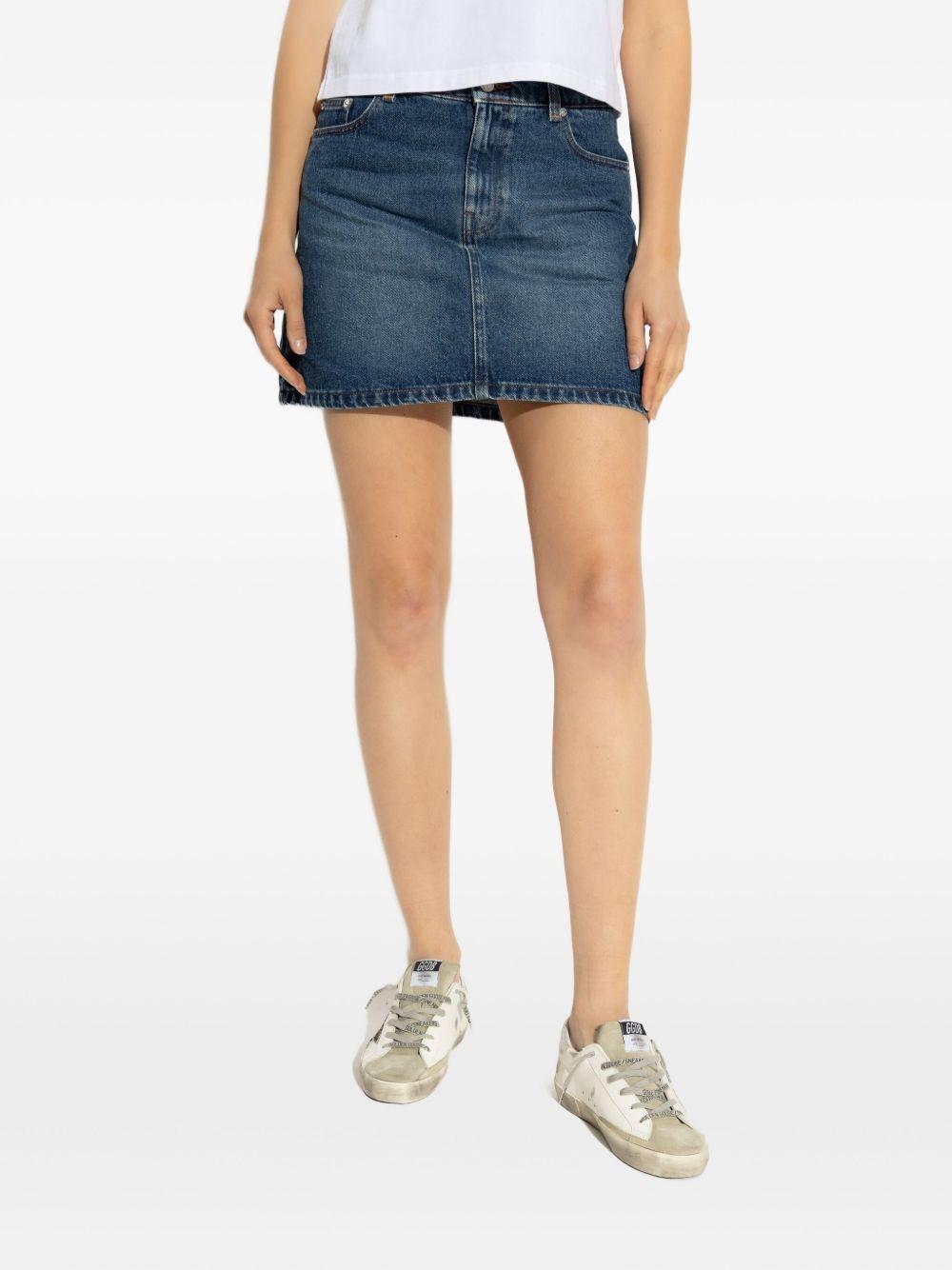 Minigonna Moss in blu A.P.C. - donna 