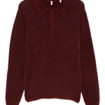 Polo a maniche lunghe in rosso Sunflower - uomo 