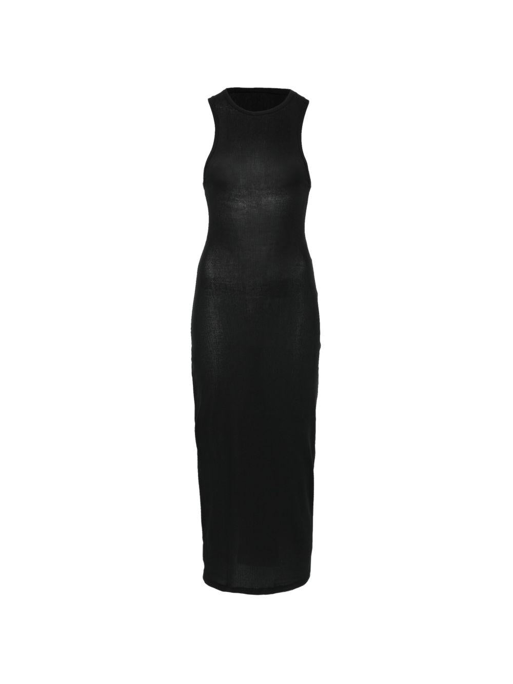 Abito con scollo tondo in nero WARDROBE.NYC - donna 