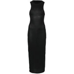 Abito con scollo tondo in nero WARDROBE.NYC - donna 
