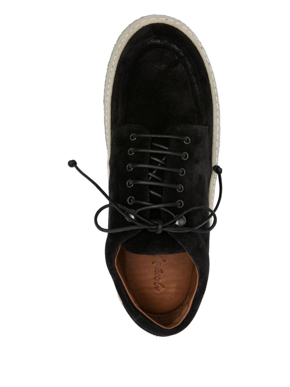 Derby con suola chunky parapana in nero Marsell - uomo 