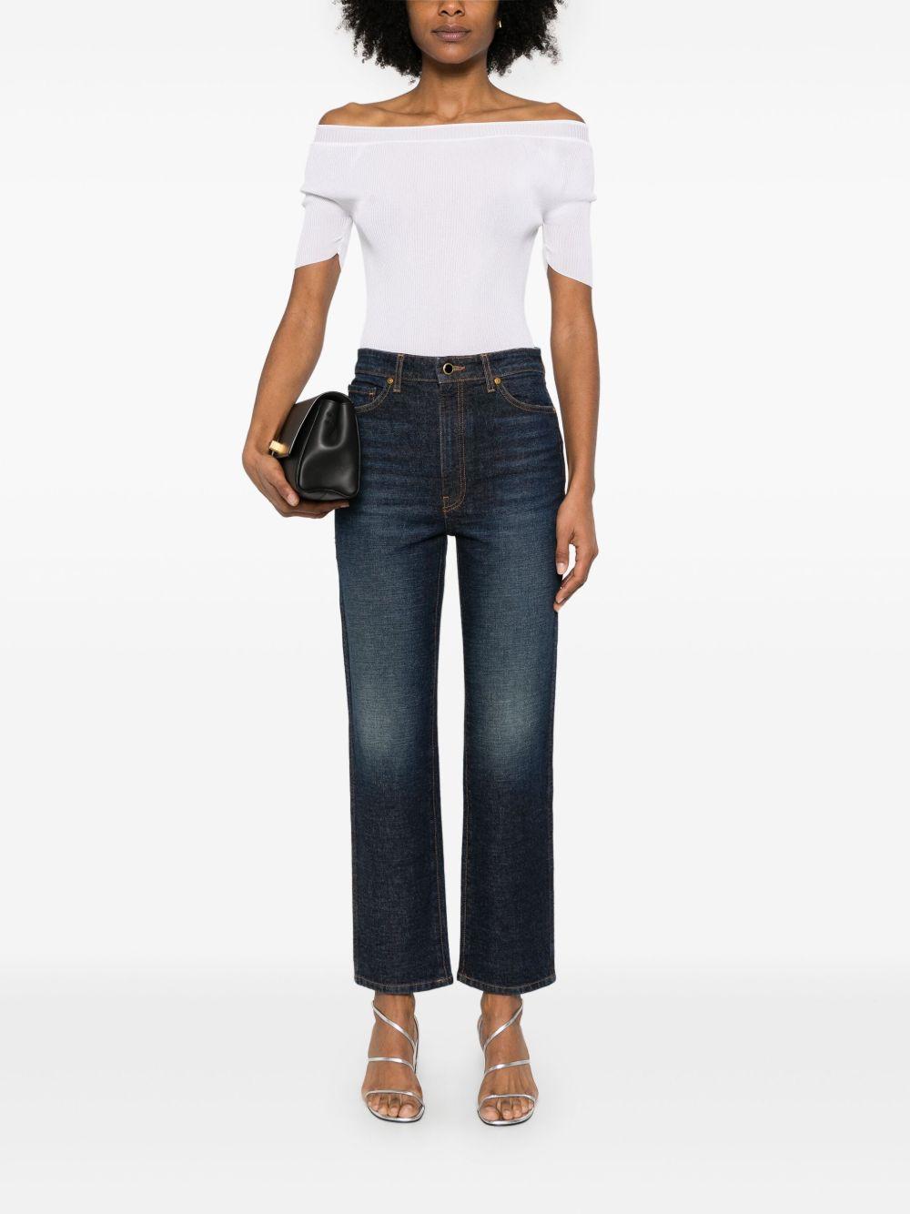 Jeans dritti Abigail in blu Khaite - donna 