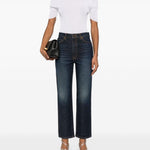 Jeans dritti Abigail in blu Khaite - donna 