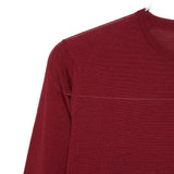 Maglione a girocollo in rosso John smedley - uomo 