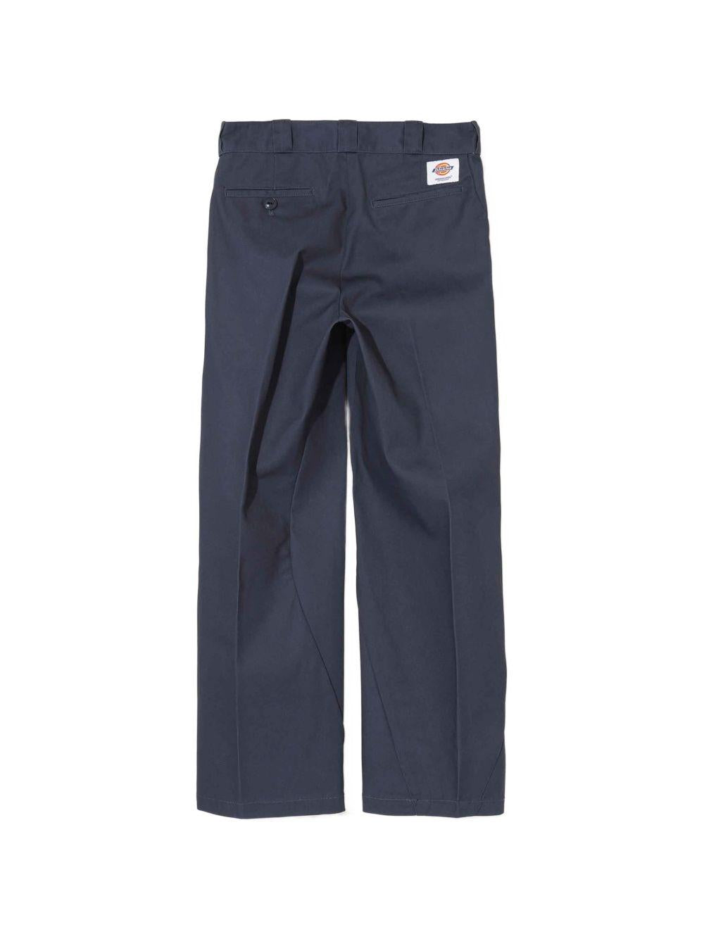 Pantaloni a gamba dritta con logo in blu Undercover - umo 