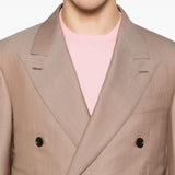Completo doppiopetto in beige Caruso - uomo 