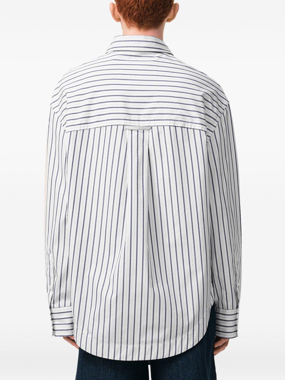 Camicia ami de coeur a righe in blu e bianco Ami Paris - donna 