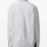 Camicia ami de coeur a righe in blu e bianco Ami Paris - donna 