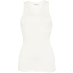 Canotta a coste in avorio Wardrobe.Nyc - donna 