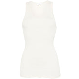 Canotta a coste in avorio Wardrobe.Nyc - donna 