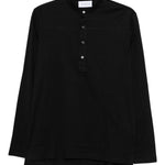 T-shirt a maniche lunghe in nero Tokyo luxury brand - uomo 