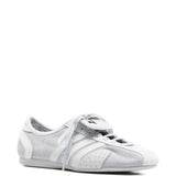 Sneakers con lacci metallizzati in grigio Adidas by stella mc cartney - donna 