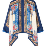 Camicia Foulard a fiori in blu La double j - donna 