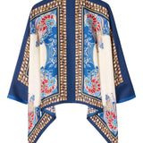 Camicia Foulard a fiori in blu La double j - donna 