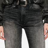 Jeans con design a inserti in nero R13 - donna 
