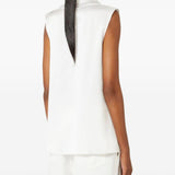 Top senza maniche dry in bianco 's maxmara - donna 