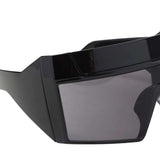 Occhiali da sole con montatura oversize in nero Rick owens - unisex 