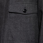 Giacca camicia con tasca in grigio Lemaire - uomo 