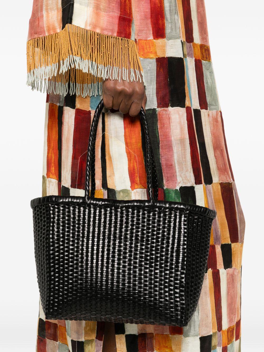 Borsa a mano intrecciata b.weave in nero Dragon diffusion - donna 