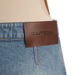 Minigonna in denim blu Courrèges - donna 