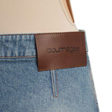 Minigonna in denim blu Courrèges - donna 