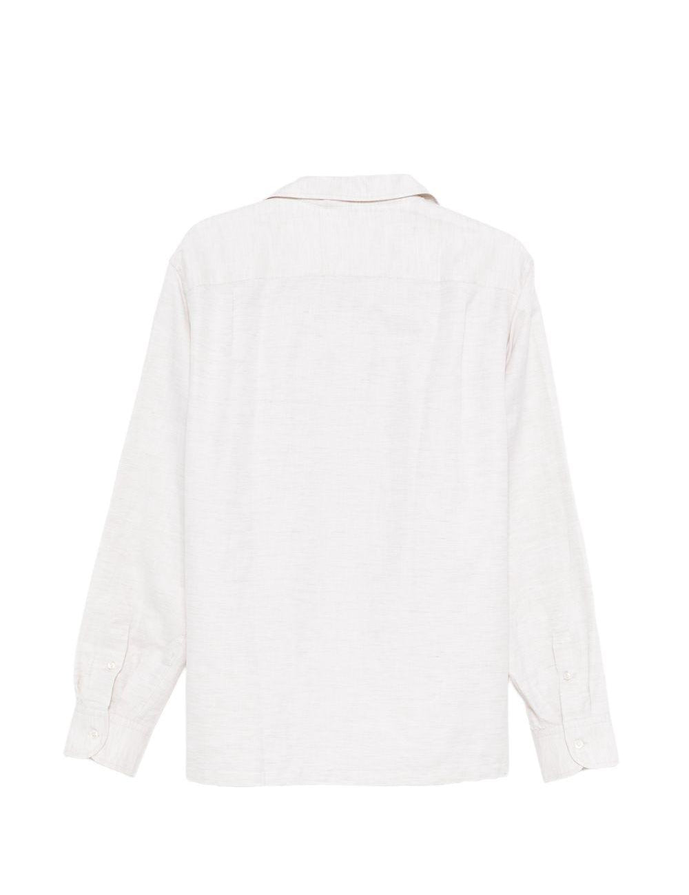 Polo a maniche lunghe in bianco Lardini - uomo 