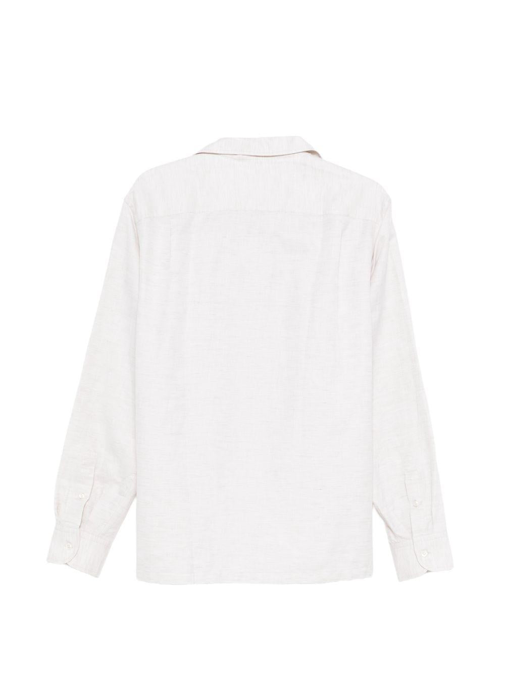 Polo a maniche lunghe in bianco Lardini - uomo 