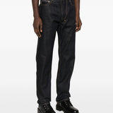 Jeans con cuciture a contrasto in blu Ksubi - uomo 