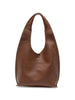 Borsa a spalla pelle marrone