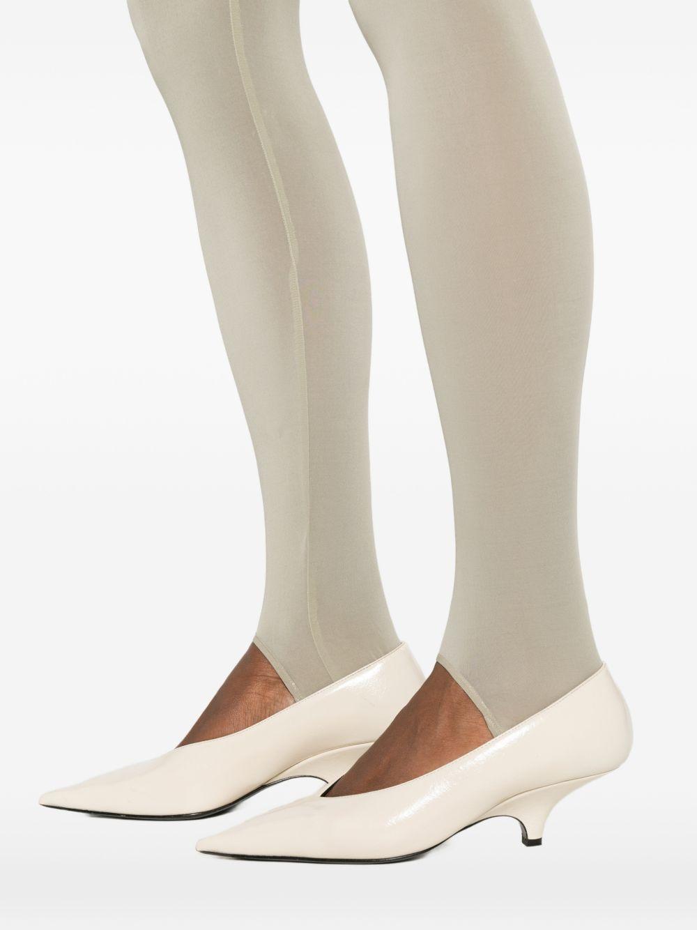 Leggings con staffa in beige Wardrobe.Nyc - donna 