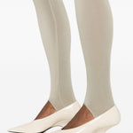 Leggings con staffa in beige Wardrobe.Nyc - donna 