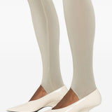 Leggings con staffa in beige Wardrobe.Nyc - donna 