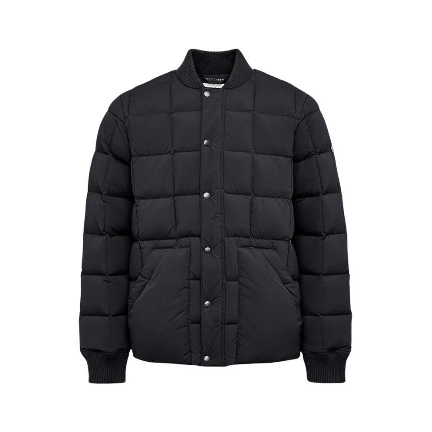 Giacca imbottita con colletto in shearling in nero Pyrenex - unisex 