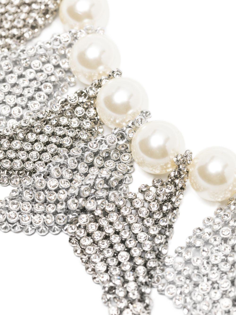 Collana frizz con perline in argento Rosantica - donna 