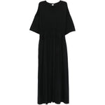 Abito midi plissettato in nero Toteme - donna 