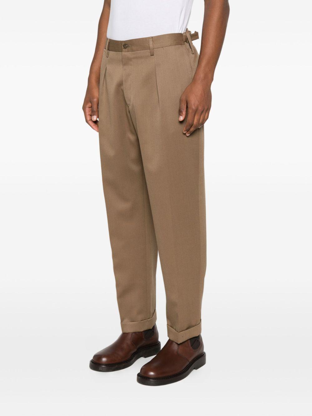 Pantaloni con pieghe in marrone Briglia 1949 - uomo 