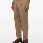 Pantaloni con pieghe in marrone Briglia 1949 - uomo 