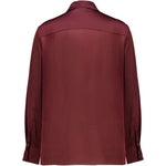 Camicia Luna con ricamoin bordeaux Zimmermann - donna 