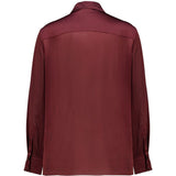 Camicia Luna con ricamoin bordeaux Zimmermann - donna 