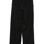 Pantaloni con pieghe a vita alta in nero Viktor&rolf - donna 