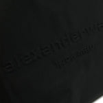 Borsa a spalla Punch con logo goffrato in nero Alexander Wang - donna 