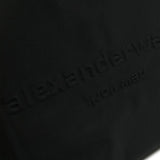Borsa a spalla Punch con logo goffrato in nero Alexander Wang - donna 