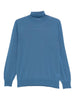 Maglione a collo alto in blu Kangra - uomo